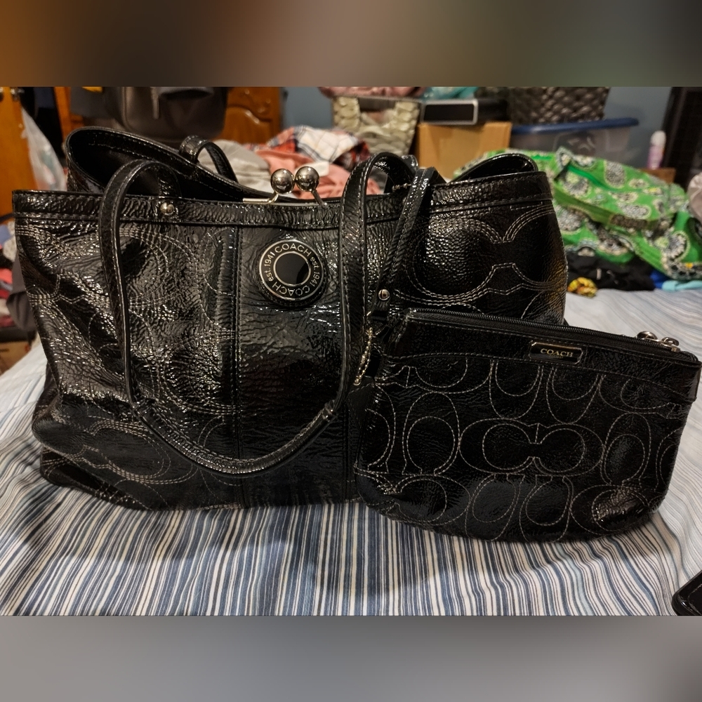 GORGEOUS!!! Vintage COACH Bag Set